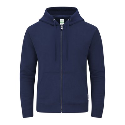 Sudadera Capucha Cremallera adulto de Algodón Orgánico Mar Xxl