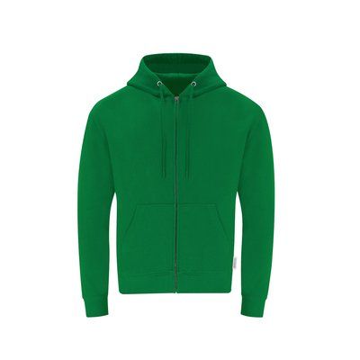 Sudadera Capucha Cremallera adulto de Algodón Orgánico Ver M
