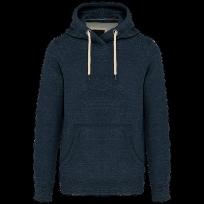 Sudadera con capucha diseño vintage Night Blue Heather L