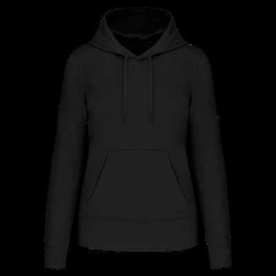 Sudadera capucha eco mujer Black S
