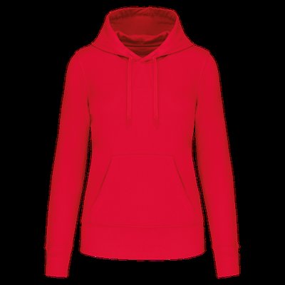 Sudadera capucha eco mujer Red M