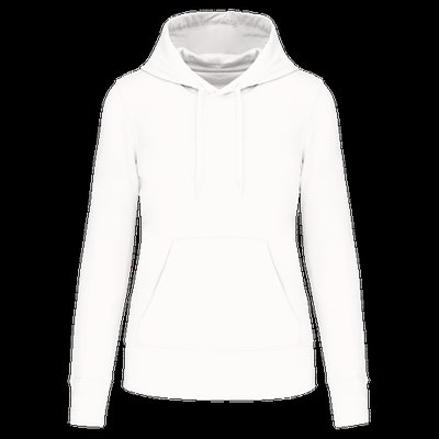 Sudadera capucha eco mujer White M