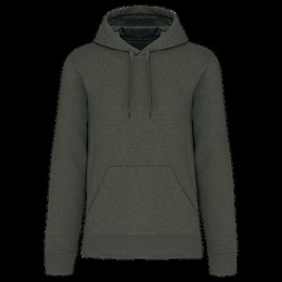 Sudadera capucha ecorresponsable Green Marble Heather Xl