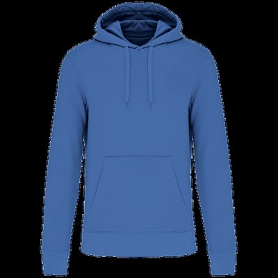 Sudadera capucha ecorresponsable Light Royal Blue L