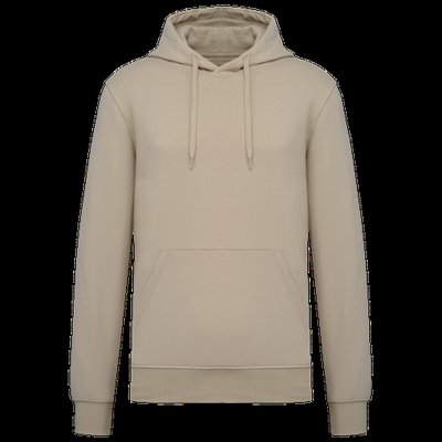 Sudadera capucha ecorresponsable Light Sand S
