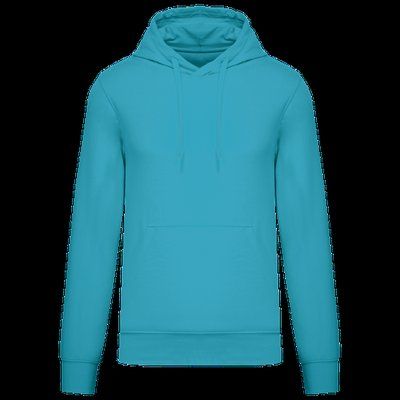 Sudadera capucha ecorresponsable Sea Turquoise S