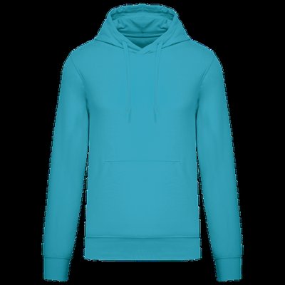 Sudadera capucha ecorresponsable Sea Turquoise Xl