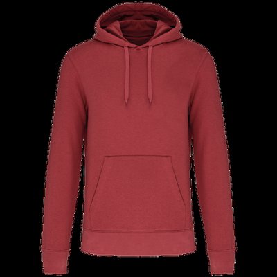 Sudadera capucha ecorresponsable Terracotta Red 3XL