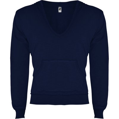 Sudadera con Capucha y Escote V
