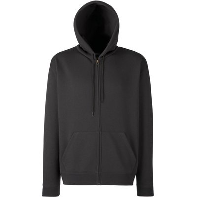 Sudadera capucha hombre con cremallera Charcoal L