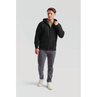 Sudadera capucha hombre con cremallera