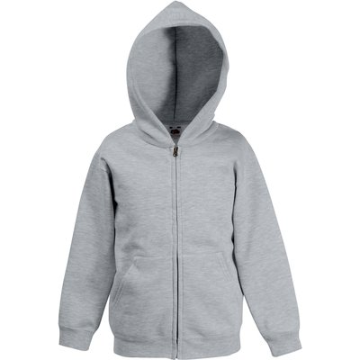 Sudadera con capucha infantil Heather Grey 7/8 ans