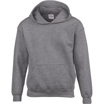 Sudadera capucha niños antibolitas Graphite Heather L