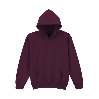 Sudadera capucha niños antibolitas Maroon M