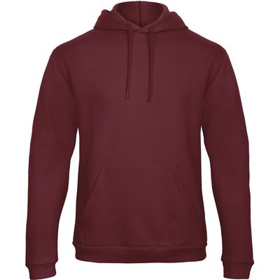 Sudadera capucha unisex Felpa interior Burgundy 4XL