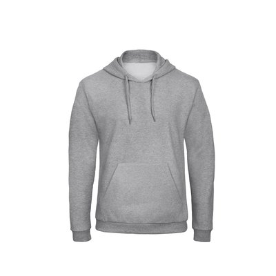 Sudadera capucha unisex Felpa interior Heather Grey S