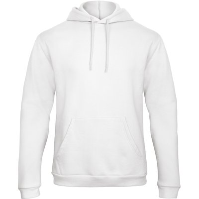 Sudadera capucha unisex Felpa interior White Xl