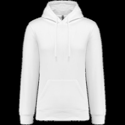 Sudadera con capucha unisex White XXL