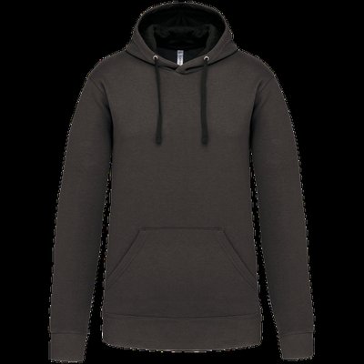 Sudadera clásica con capucha y bolsillo Dark Grey / Black M