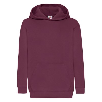 Sudadera clásica capucha niños Burgundy 12/13 ans