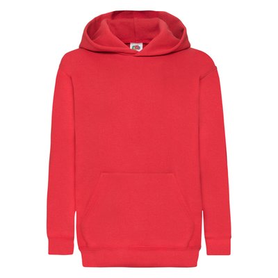 Sudadera clásica capucha niños Red 7/8 Ans