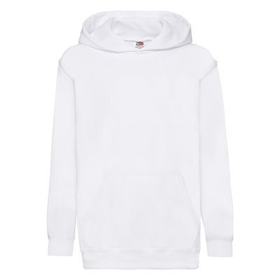 Sudadera clásica capucha niños White 9/11 ans