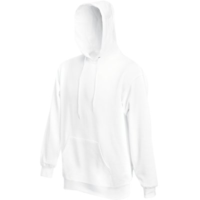 Sudadera clásica con capucha White M