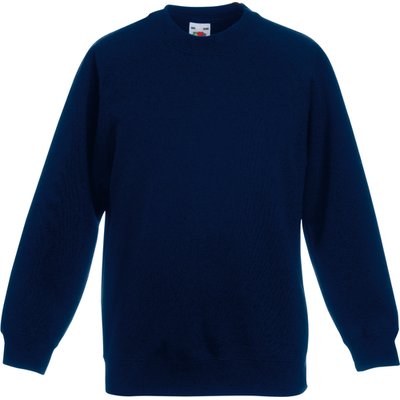 Sudadera Color manga raglán niños Deep Navy 3/4 Ans