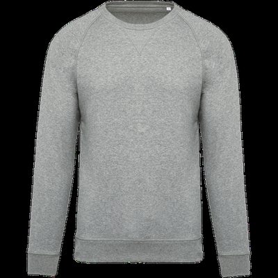 Sudadera colores lisos de algodón Grey Heather M