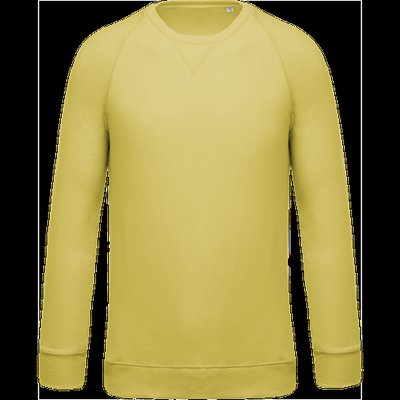 Sudadera colores lisos de algodón Lemon Yellow Xl