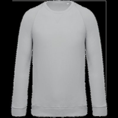 Sudadera colores lisos de algodón Snow Grey S