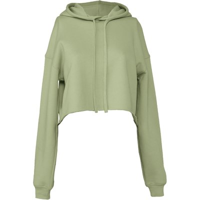 Sudadera corta con capucha Military Green M
