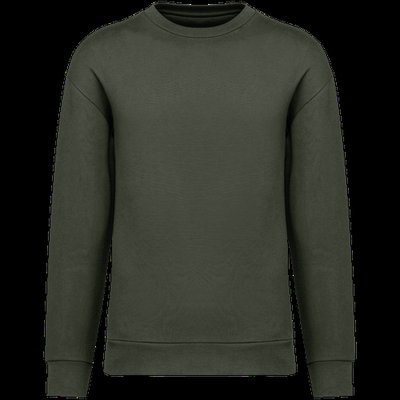 Sudadera Corte recto con hombros caídos Organic Khaki Xxs