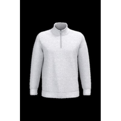 Sudadera Cremallera Algodón Ash Heather 4Xl