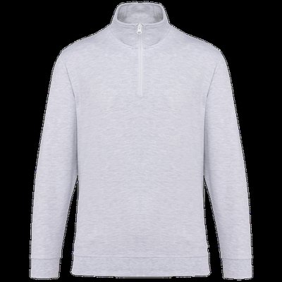 Sudadera Cremallera Algodón Ash Heather M