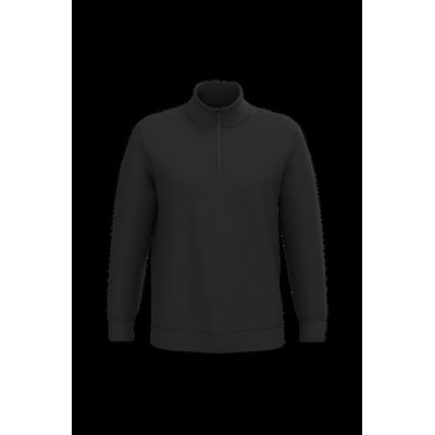 Sudadera Cremallera Algodón Black S
