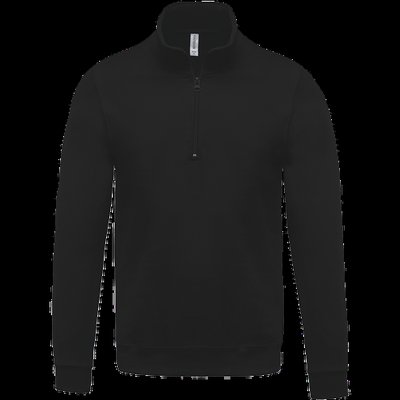 Sudadera Cremallera Algodón Black XXL