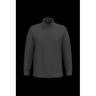 Sudadera Cremallera Algodón Dark Grey S