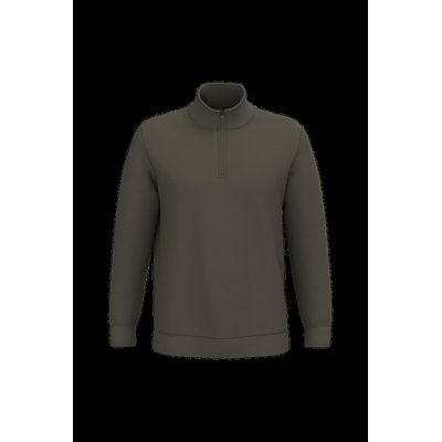 Sudadera Cremallera Algodón Dark Khaki 4Xl