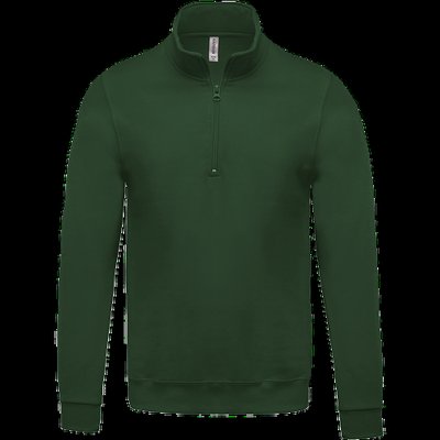 Sudadera Cremallera Algodón Forest Green XL