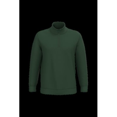Sudadera Cremallera Algodón Forest Green Xs
