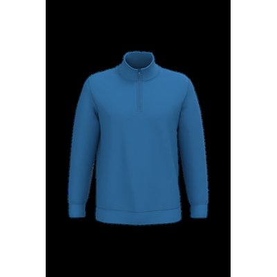 Sudadera Cremallera Algodón Light Royal Blue 3Xl