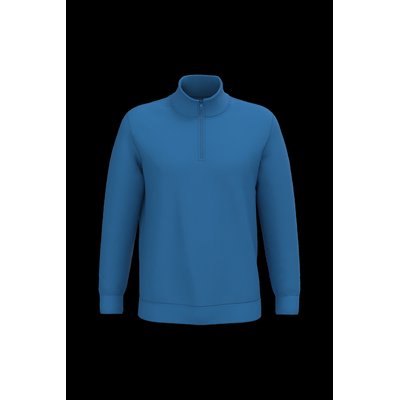 Sudadera Cremallera Algodón Light Royal Blue M
