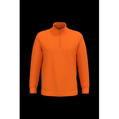 Sudadera Cremallera Algodón Orange Xl