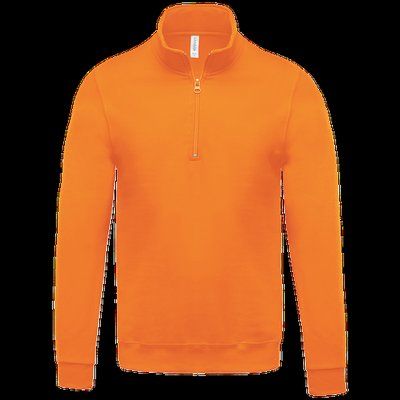 Sudadera Cremallera Algodón Orange XXL