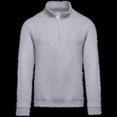 Sudadera Cremallera Algodón Oxford Grey 4XL
