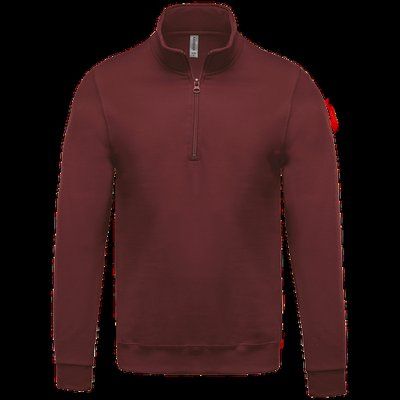Sudadera Cremallera Algodón Wine XXL