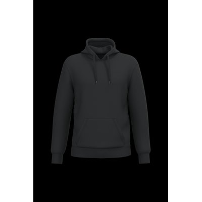 Sudadera sin cremallera con capucha y bolsillo canguro Black Xl
