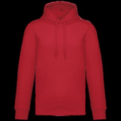 Sudadera sin cremallera con capucha y bolsillo canguro Red 4XL