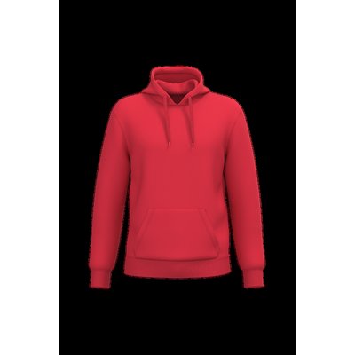 Sudadera sin cremallera con capucha y bolsillo canguro Red L